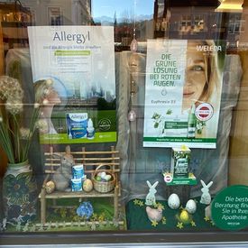 Edelweiss Apotheke Auslage